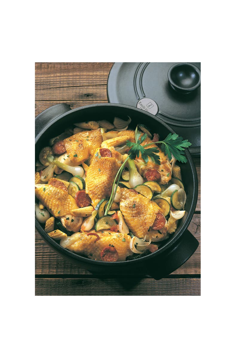 Emile Henry Flame Round Stewpot Dutch Oven, 5.5 Quart, Alternate, color, Charcoal