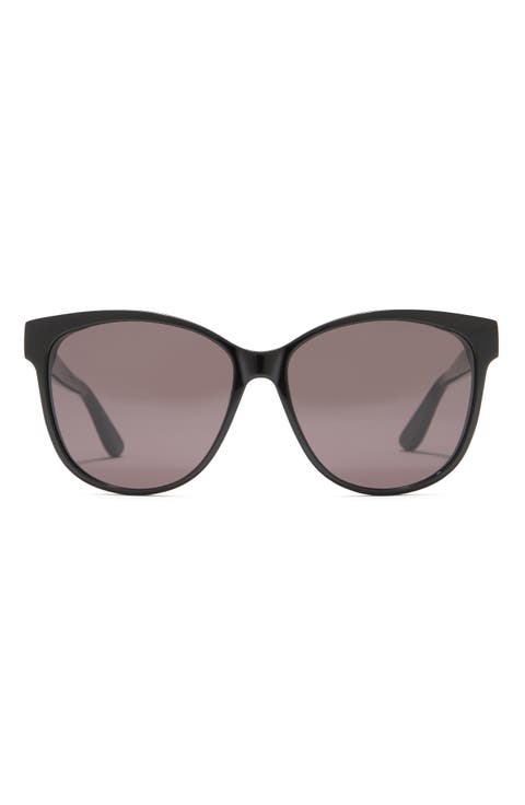 58mm Round Oval Sunglasses