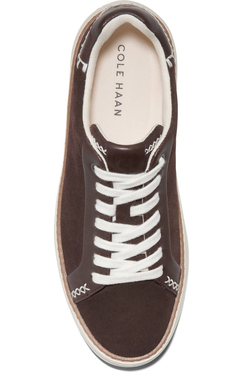 Cole Haan GrandPro Topspin Sneaker, Alternate, color, Dark Chocolate/ Ivory