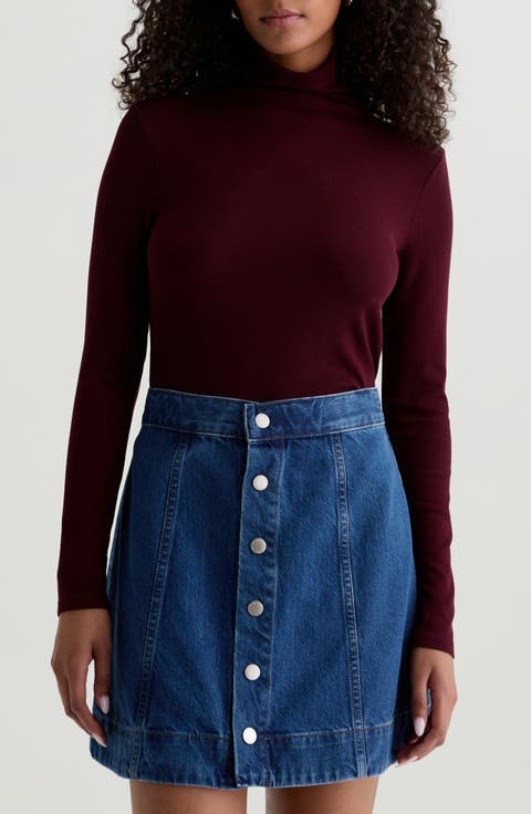 Chels Ribbed Turtleneck Sweater