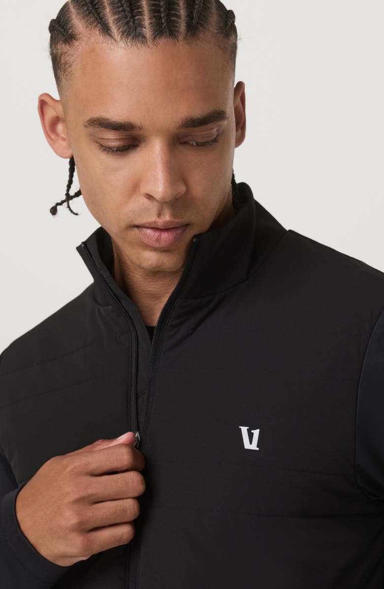 Vuori Sunday Insulated Hybrid Jacket, Alternate, color, Black