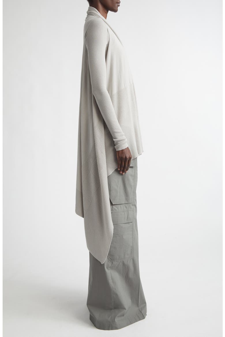 Open Front Virgin Wool Cardigan, Alternate, color, PEARL