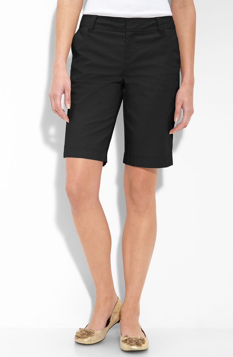 Caslon<sup>®</sup> Stretch Twill Bermuda Shorts, Main, color,