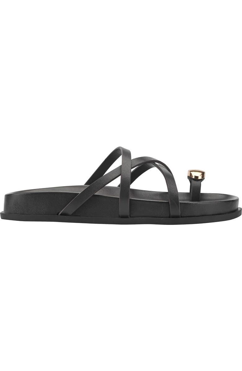 Marc Fisher LTD Braidey Slide Sandal, Alternate, color, Black