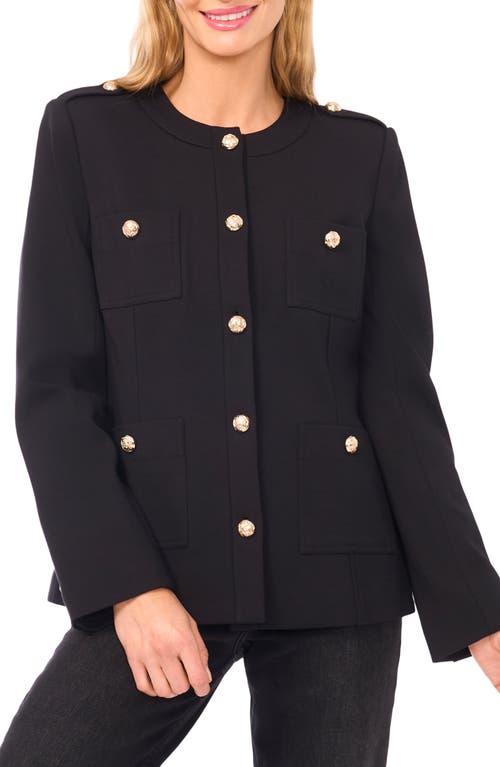 Cece Cardigan Blazer In Black