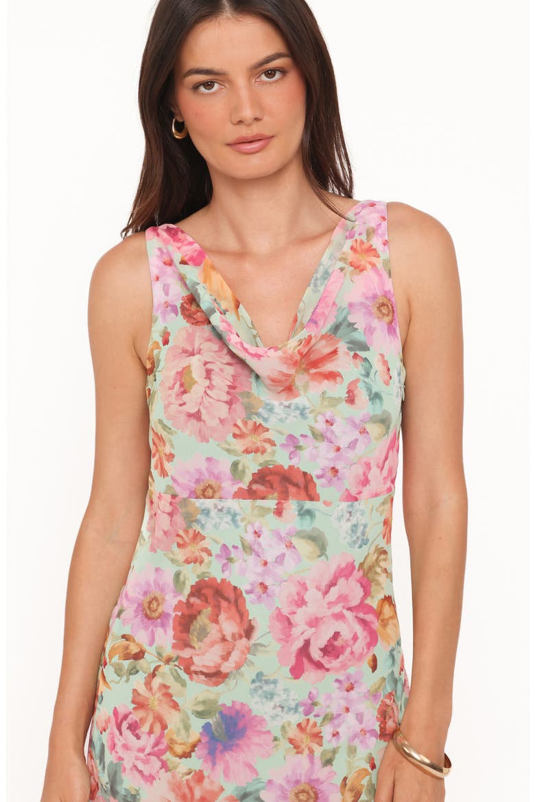 Yovana Floral Maxi Dress, Alternate, color, OPAL BLOOM