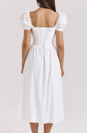 Lulabell Puff Sleeve Midi Dress