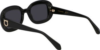★上品★Ferragamo Gancini 51mm レクタンギュラーサングラス FERRAGAMO Gancini 51mm Rectangular Sunglasses | Nordstromrack