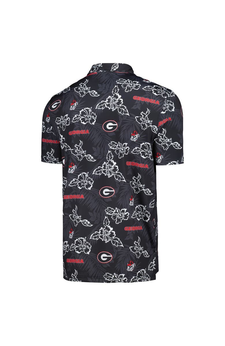 Reyn Spooner Men's Reyn Spooner Black Georgia Bulldogs Performance Polo, Alternate, color, Black