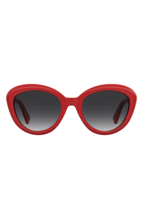 54mm Gradient Cat Eye Sunglasses