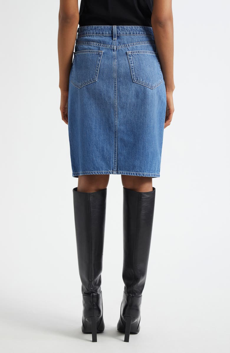 L'AGENCE Tylee Denim Skirt, Alternate, color, Boyle