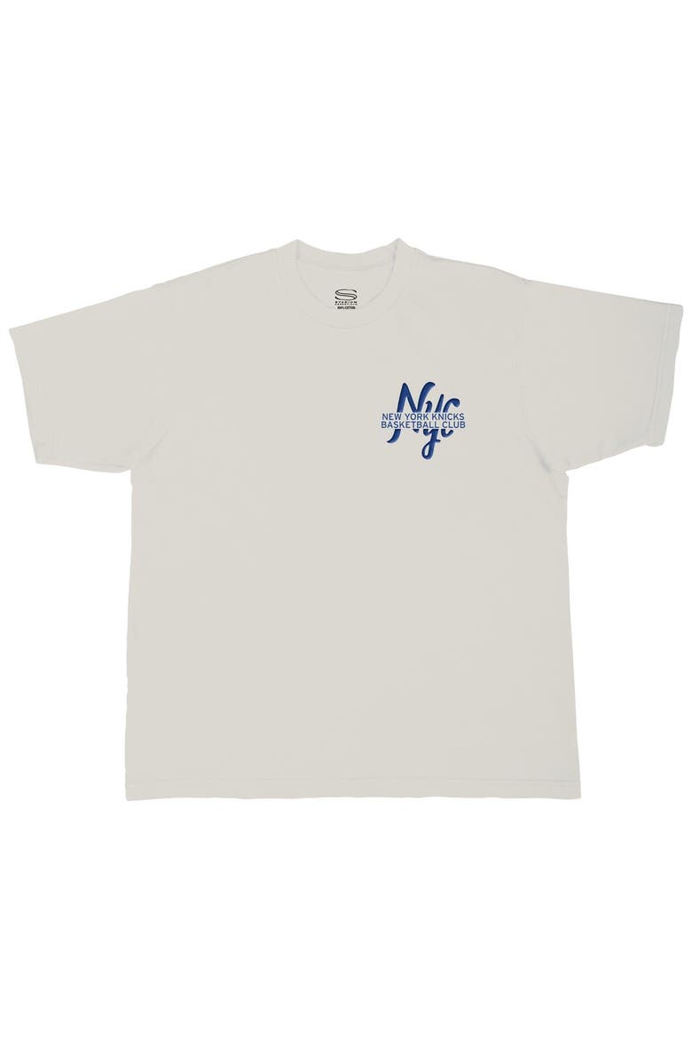 Unisex Stadium Essentials Cream New York Knicks Local Barfly Urban T-Shirt, Alternate, color, Cream