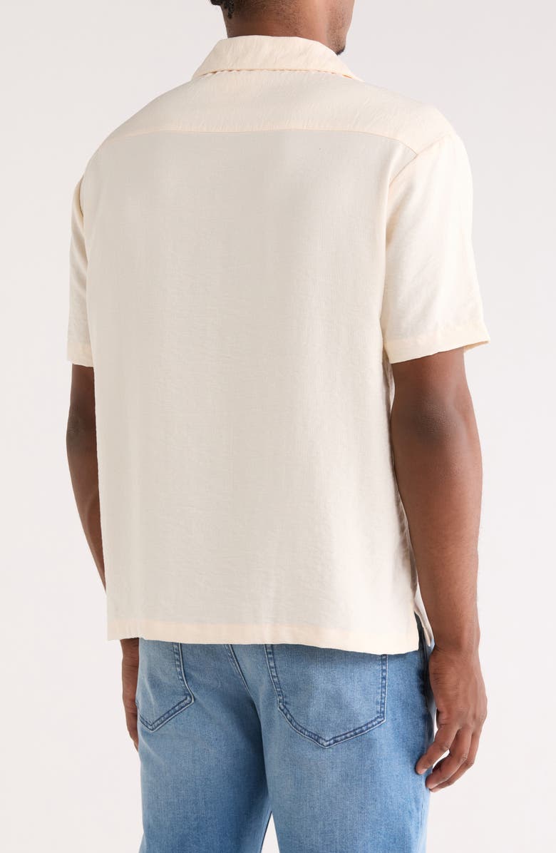 Cactus Man Relaxed Fit Camp Shirt, Alternate, color, Sand