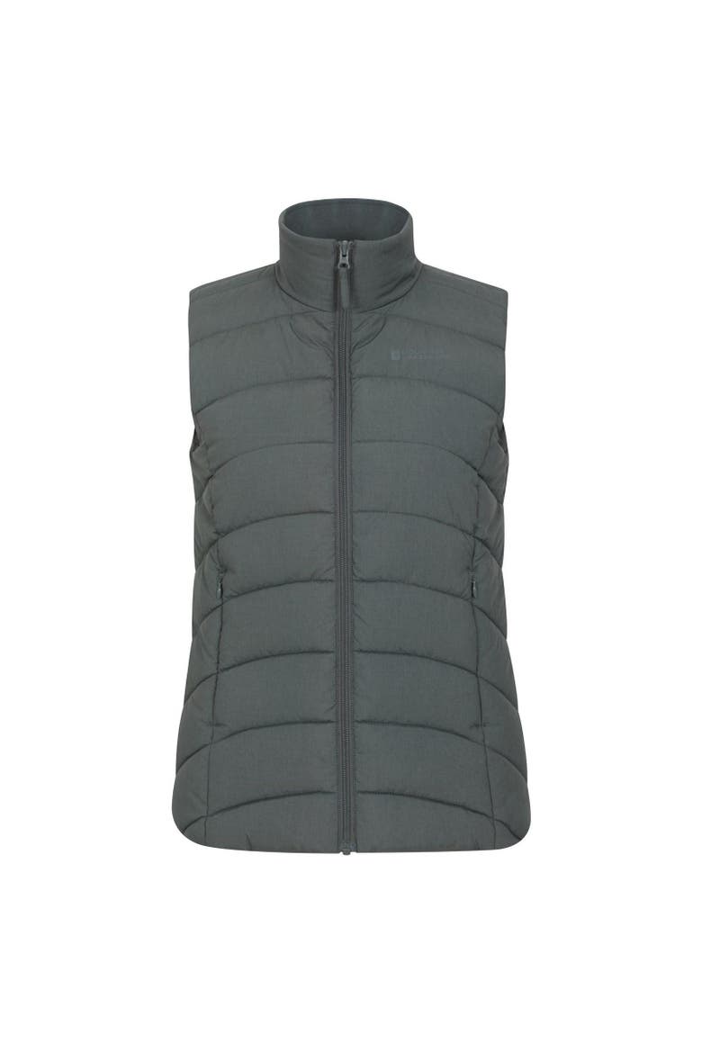 Opal Padded Vest, Main, color, Dark Khaki