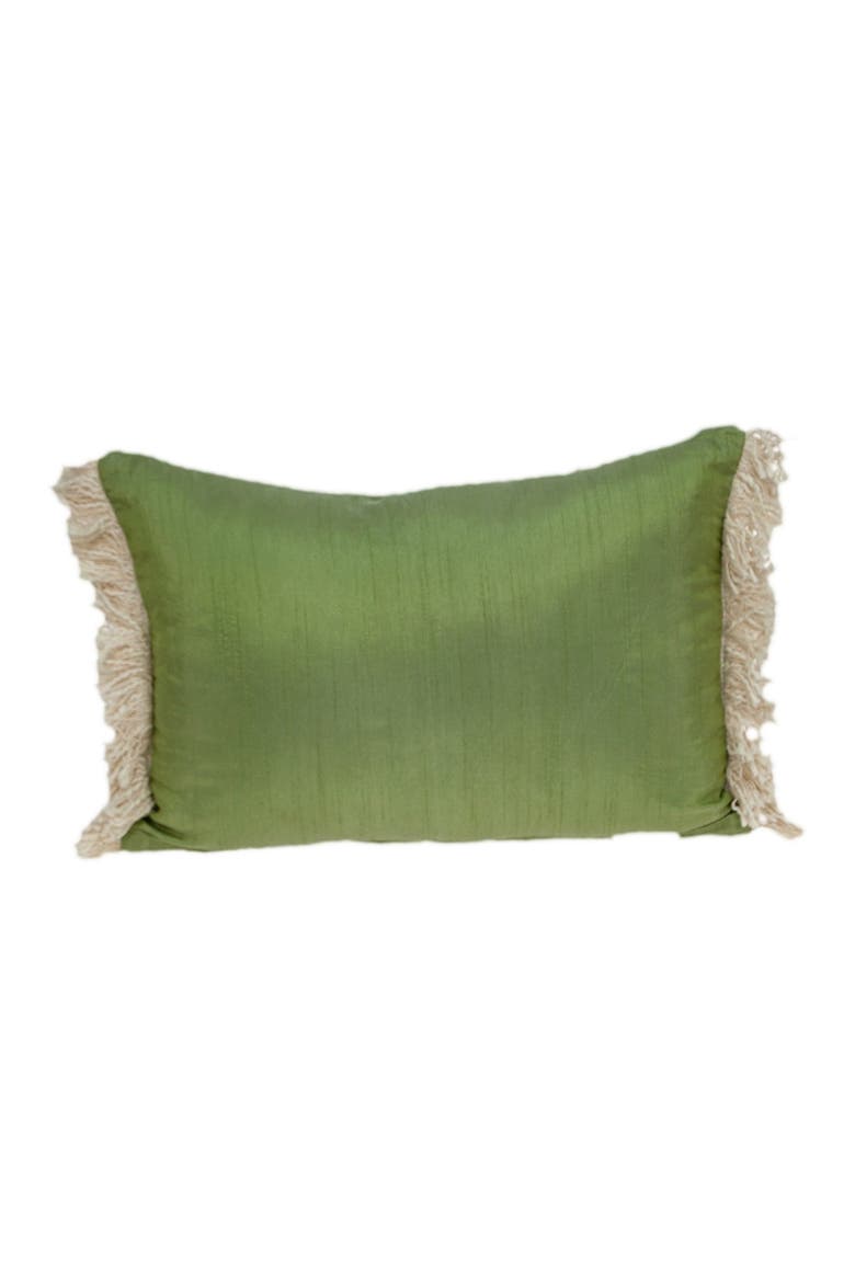 Leesa Green Throw Pillow, Alternate, color, GREEN