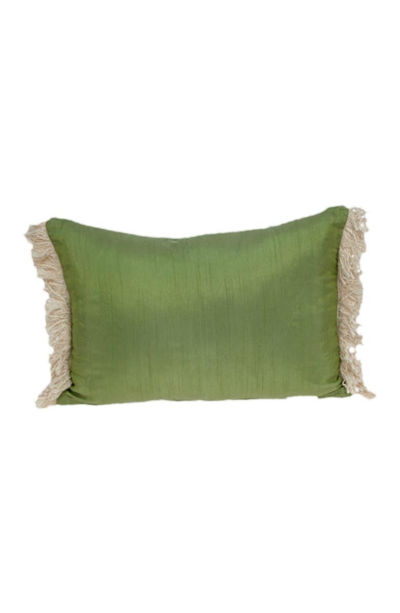 PARKLAND COLLECTION Leesa Green Throw Pillow, Alternate, color, Green
