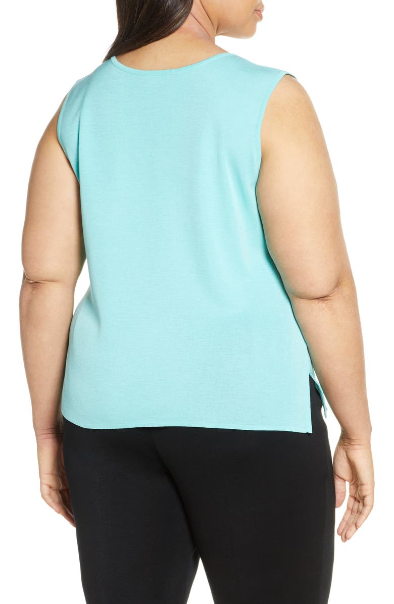 Ming Wang Scoop Neck Knit Tank, Alternate, color, 