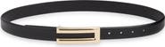 Nordstrom Alia Plaque Buckle Leather Belt