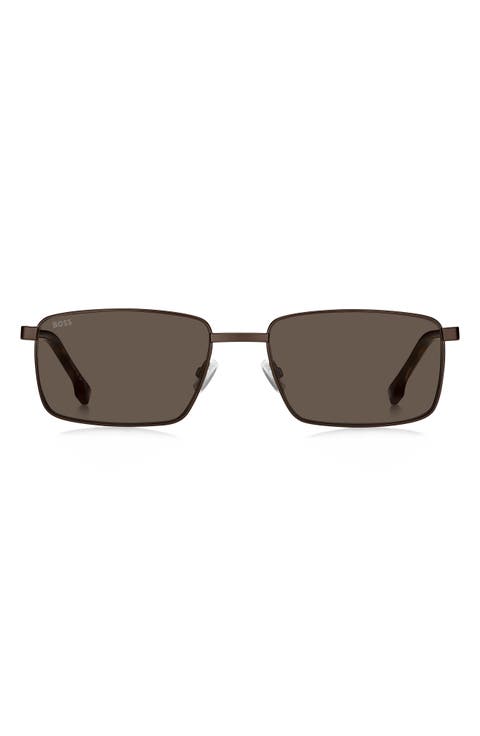 57mm Rectangular Sunglasses