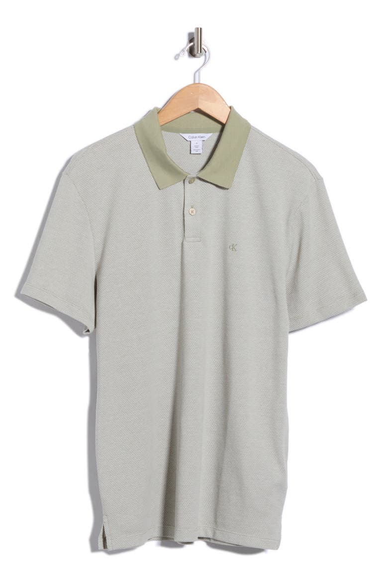 Cotton Blend Pique Polo, Alternate, color, TEA