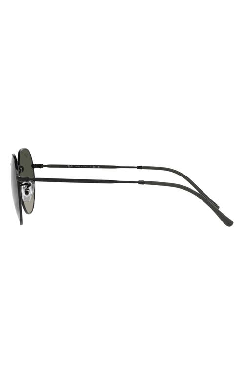 Ray Ban Ray-ban Jack 53mm Round Sunglasses In Black