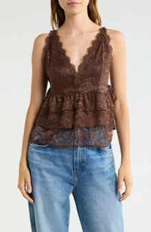 Lace Tiered Tank