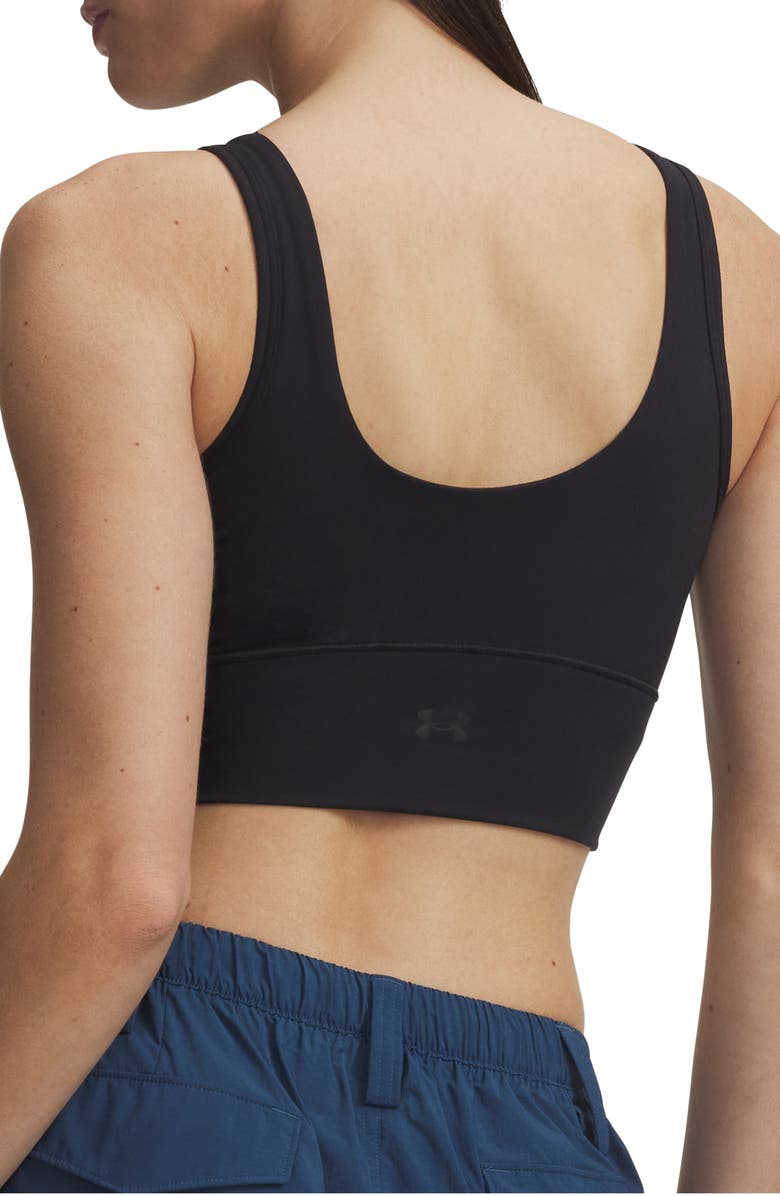 Under Armour Meridian Performance Crop Tank, Alternate, color, Black / / Black