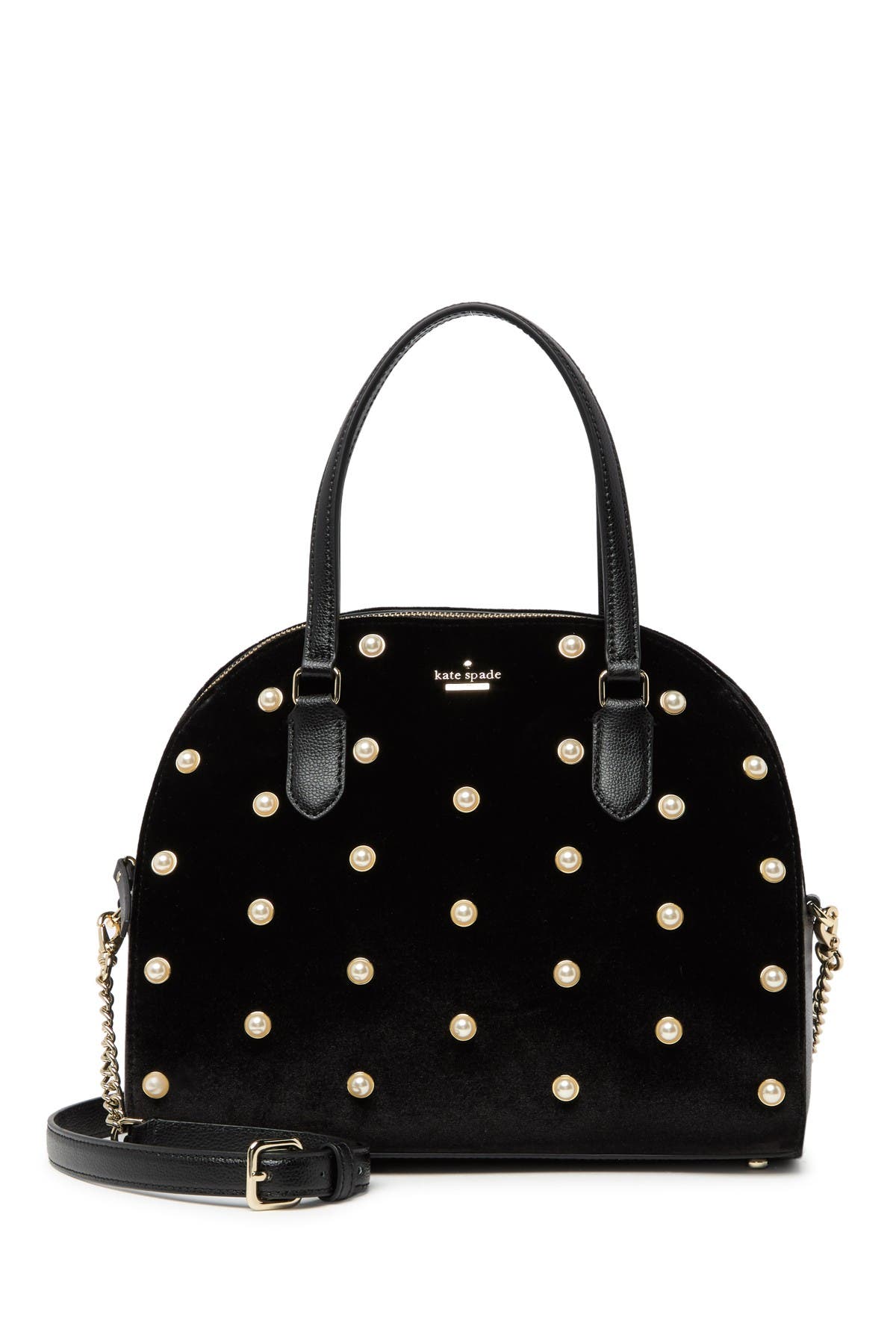 Kate Spade New York reiley velvet satchel, Main, color, 