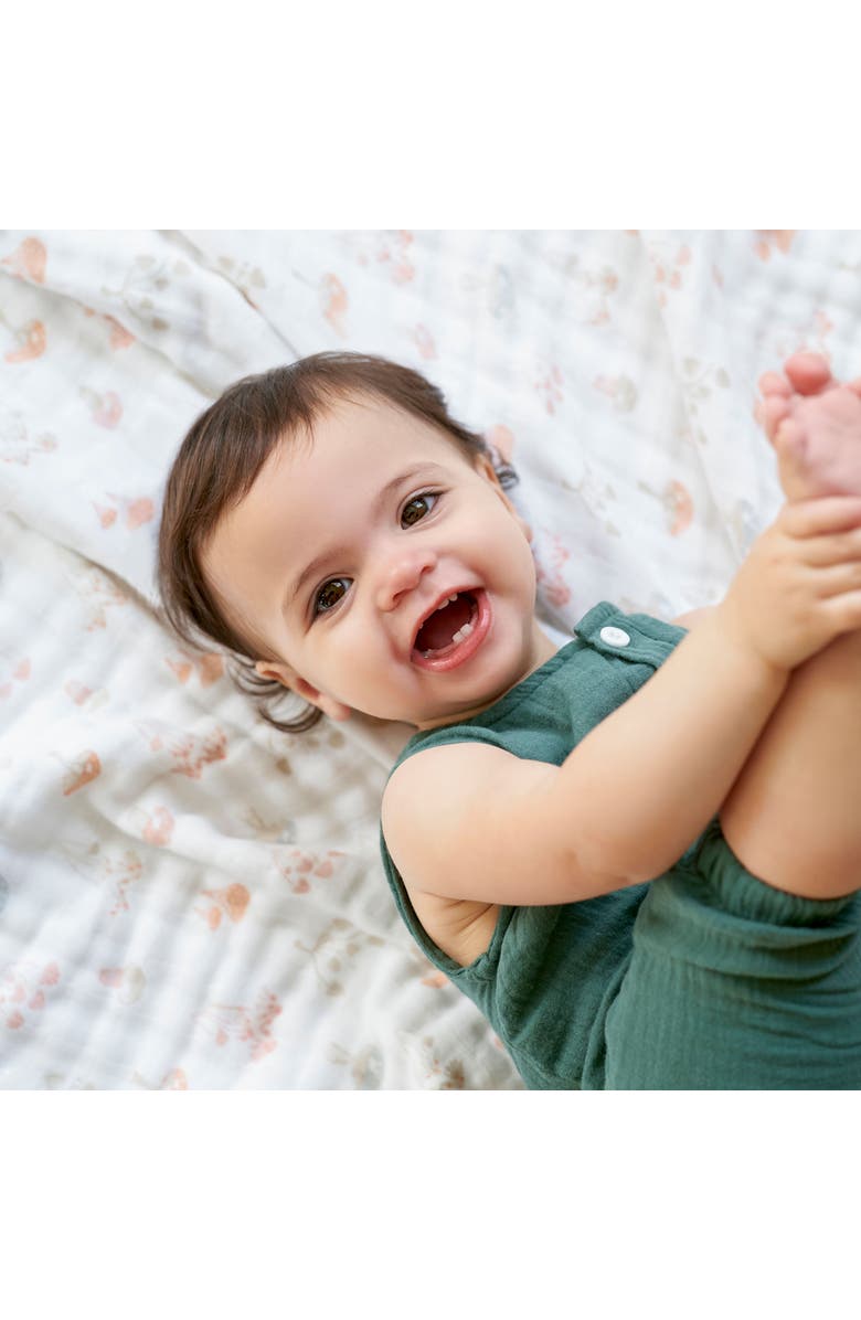 aden + anais Boutique 100% Organic Cotton Muslin Baby Blanket, Alternate, color, Earthly