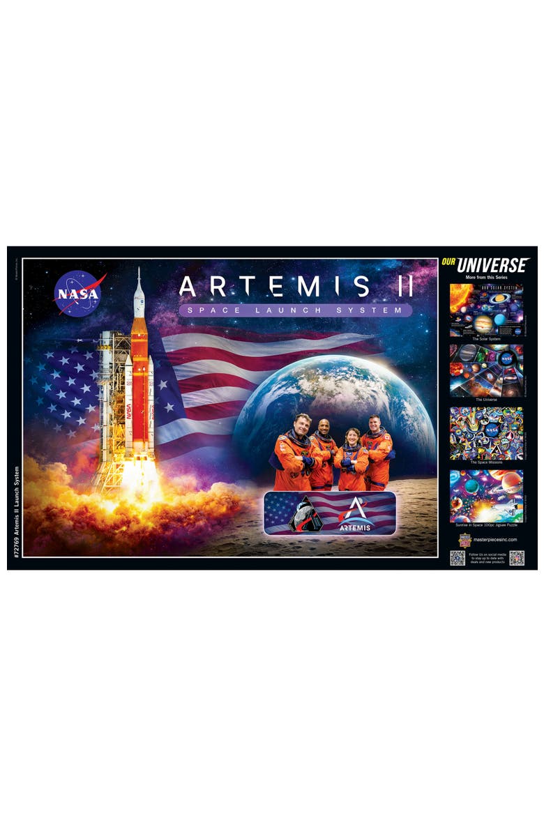 1000 Piece Jigsaw Puzzle - Artemis II Launch System - 18"x24", Alternate, color, Multicolor