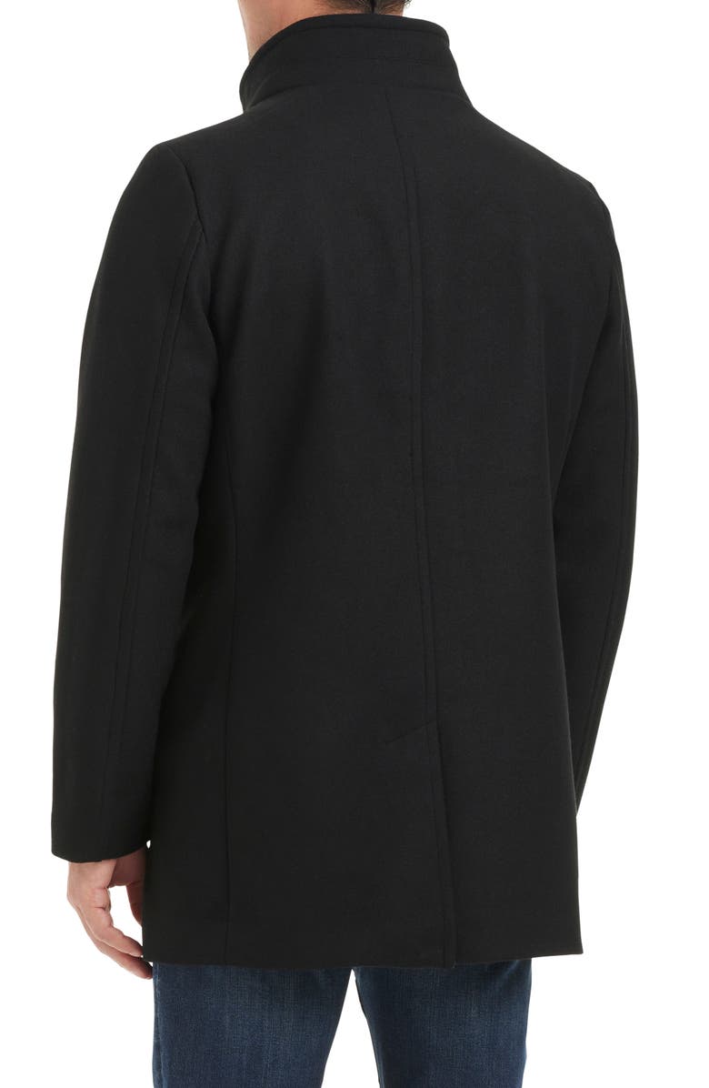 Vince Camuto Modern Water Resistant Car Coat with Removable Bib, Alternate, color, 