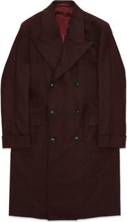 Fortela Classic Double Breasted Wool Coat