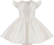 Tulleen Ruffle Sleeve Flare Dress