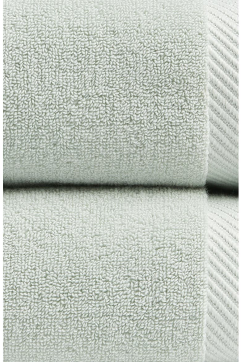 Organic Hydrocotton Set of 2 Bath Sheets, Alternate, color, GREEN MIRROR
