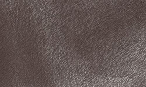 L Agence L'agence Truman Snap Front Faux Leather Miniskirt In Brown