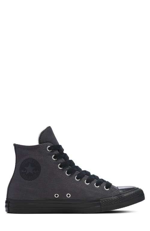 Converse Gender Inclusive Chuck Taylor All Star Canvas High Top Sneaker In Dark Matter/black/black