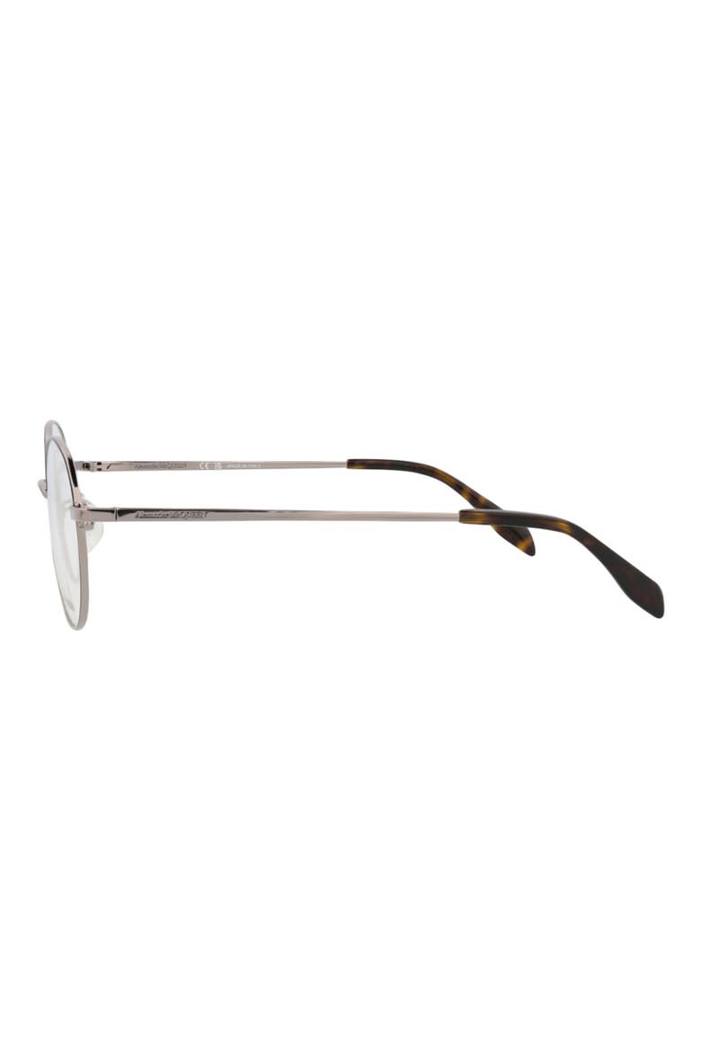 53mm Cat Eye Optical Glasses, Alternate, color, RUTHENIUM TRANSPARENT