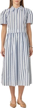 English Factory Stripe A-Line Dress