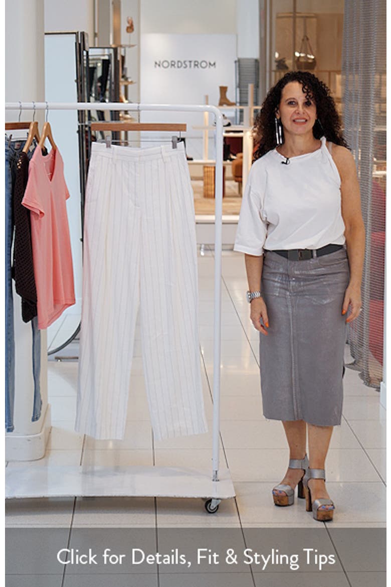 Winston Linen Blend Pinstripe Pants video
