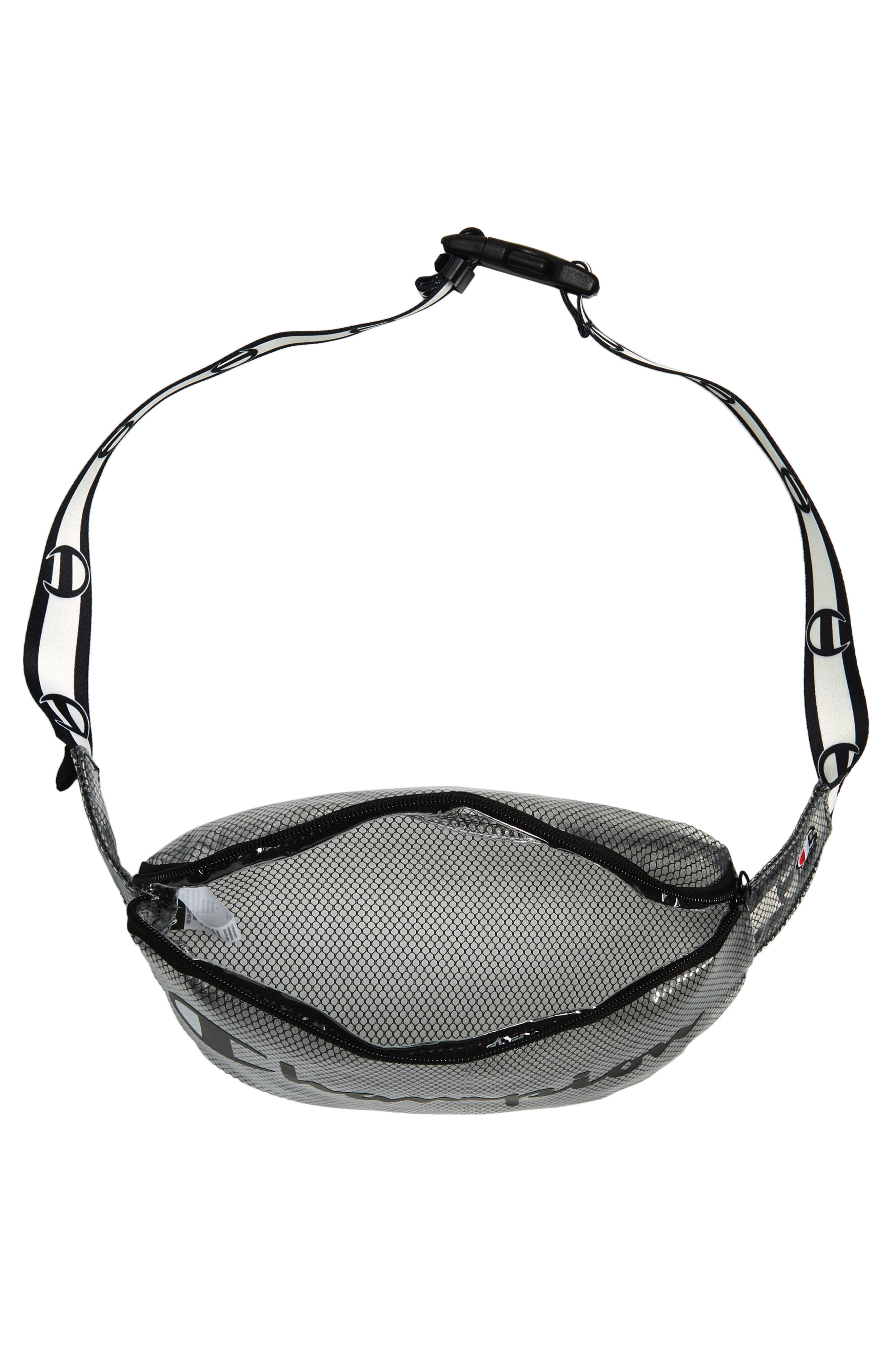 Champion Prime Logo Clear Belt Bag, Alternate, color, 