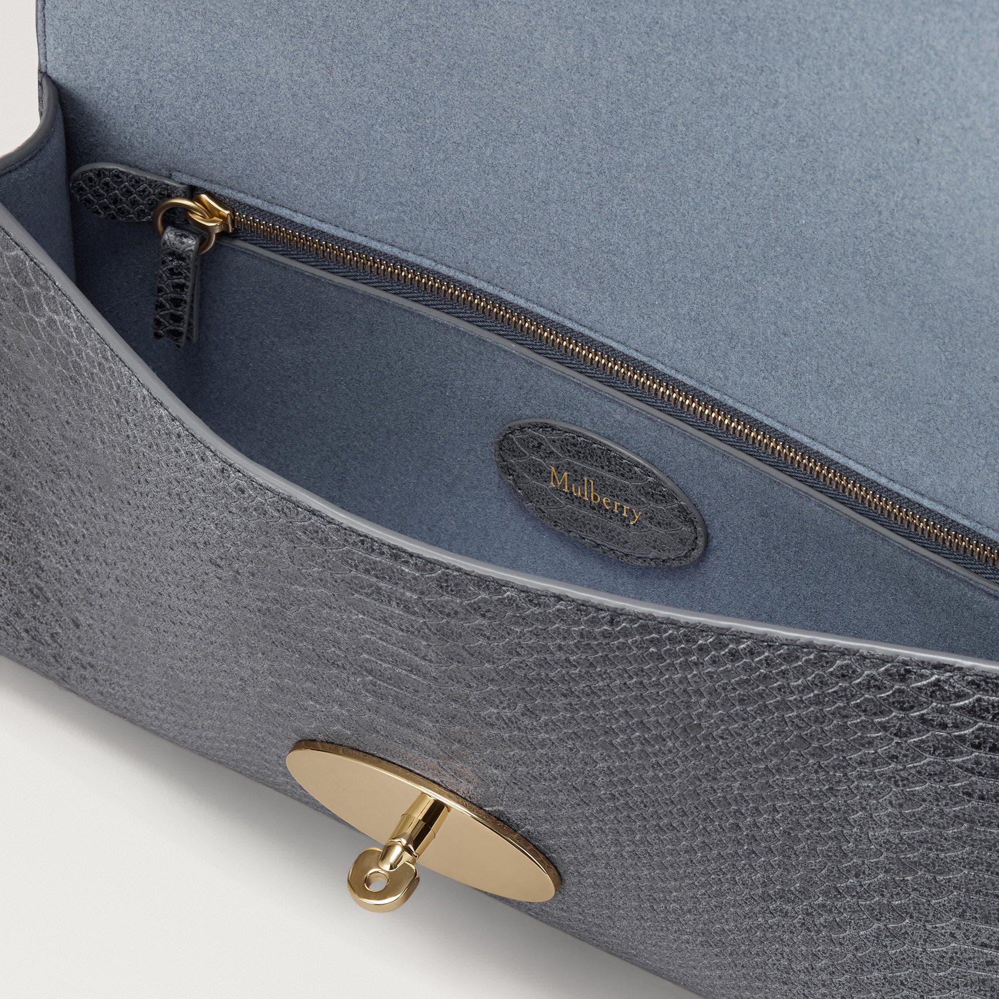 Lily Clutch, Alternate, color, Foggy Grey