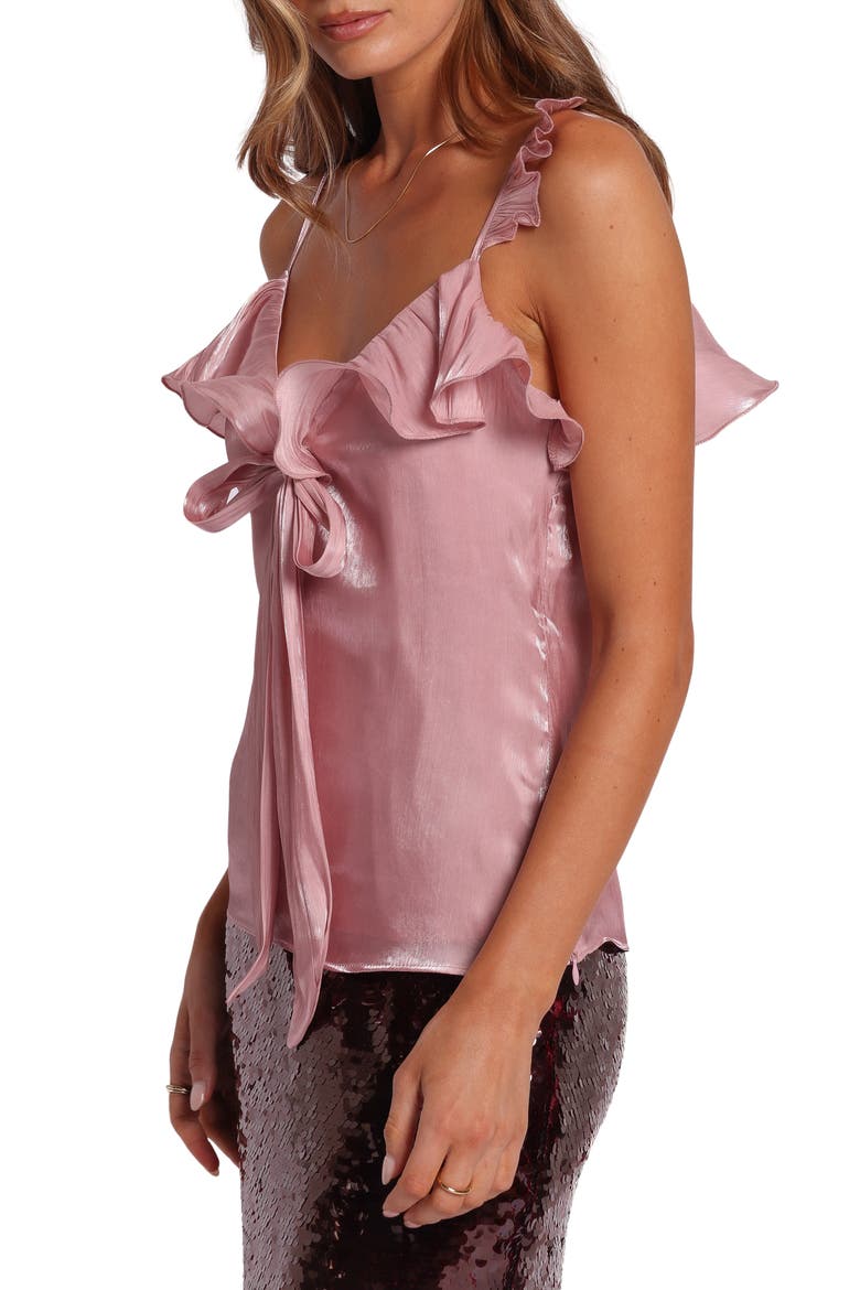 Emmanuel Ruffle Tank, Alternate, color, PINK
