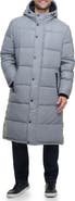 DKNY Zip Front Longline Puffer