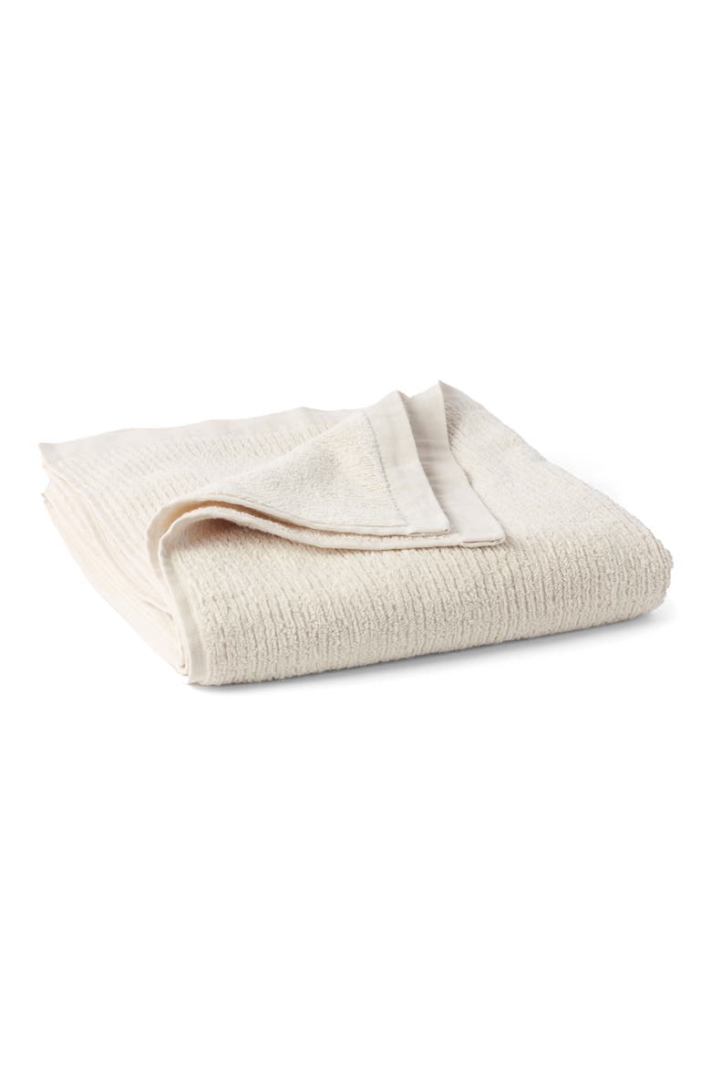 Temescal Organic Cotton Ribbed Bath Essentials, Main, color, UNDYED