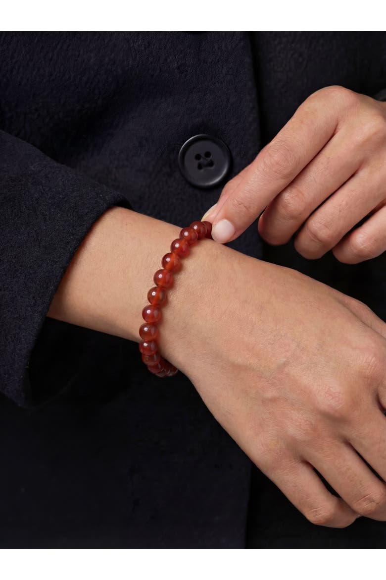 Manifest Confidence Red Crystal Beaded Bracelet, Alternate, color, Red
