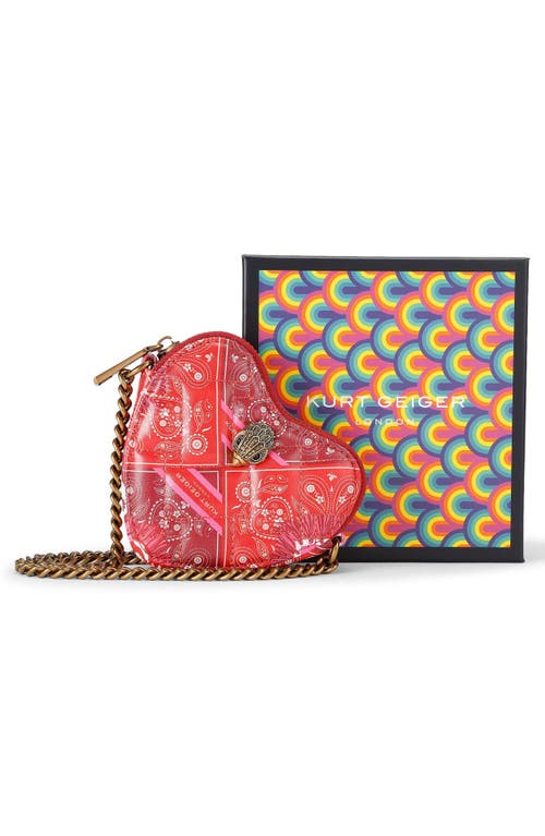 Shop Kurt Geiger London Micro Heart Crossbody Bag