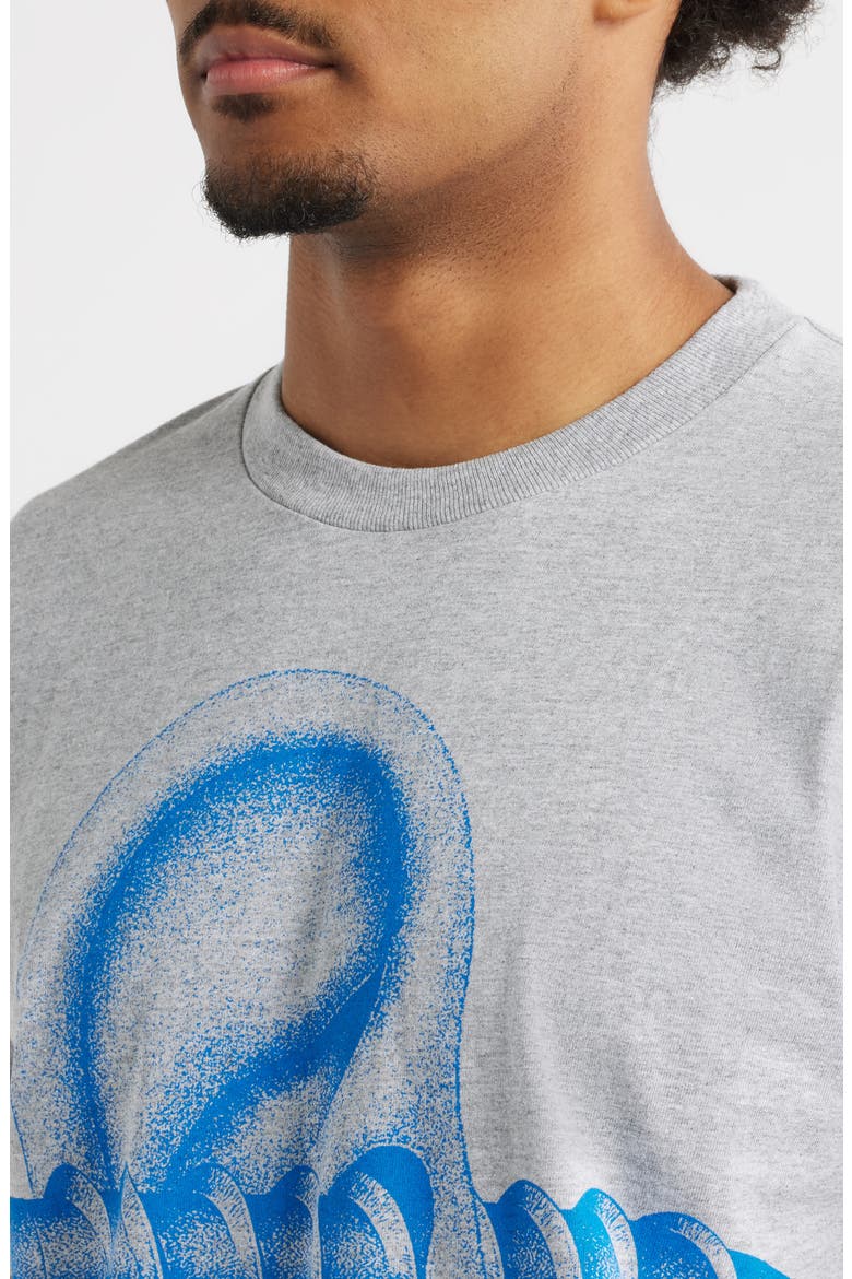 Records Ear Cotton Graphic T-Shirt, Alternate, color, HEATHER GREY