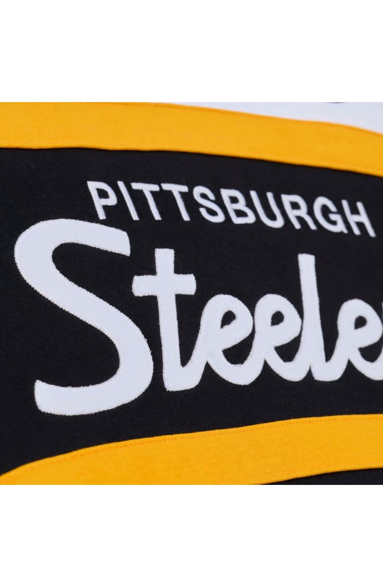 Mitchell & Ness Men's Black Mitchell & Ness  Pittsburgh Steelers Head Coach Hoodie, Alternate, color, Black