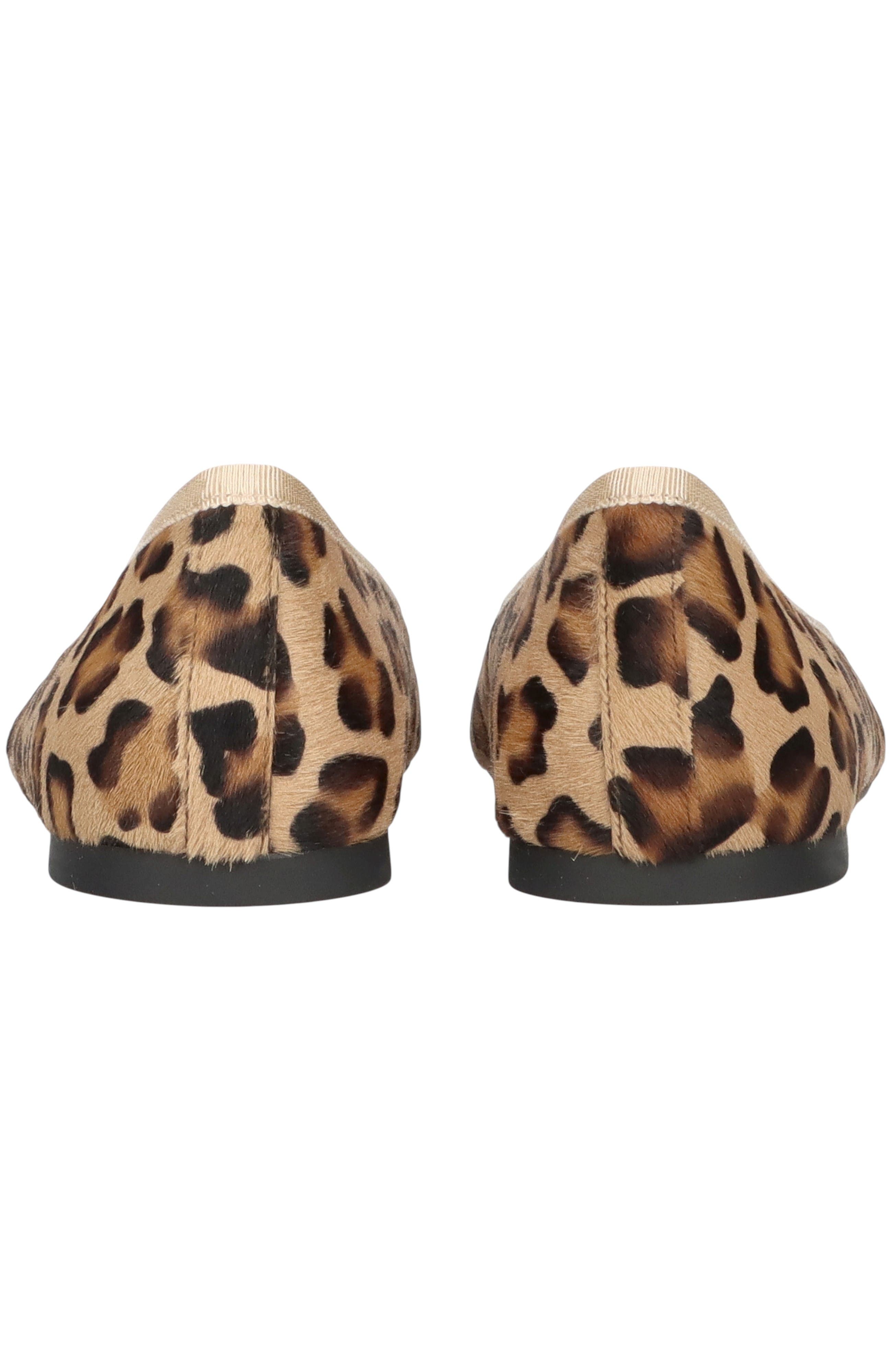Round Toe Leopard Ballet Flat, Alternate, color, Beige
