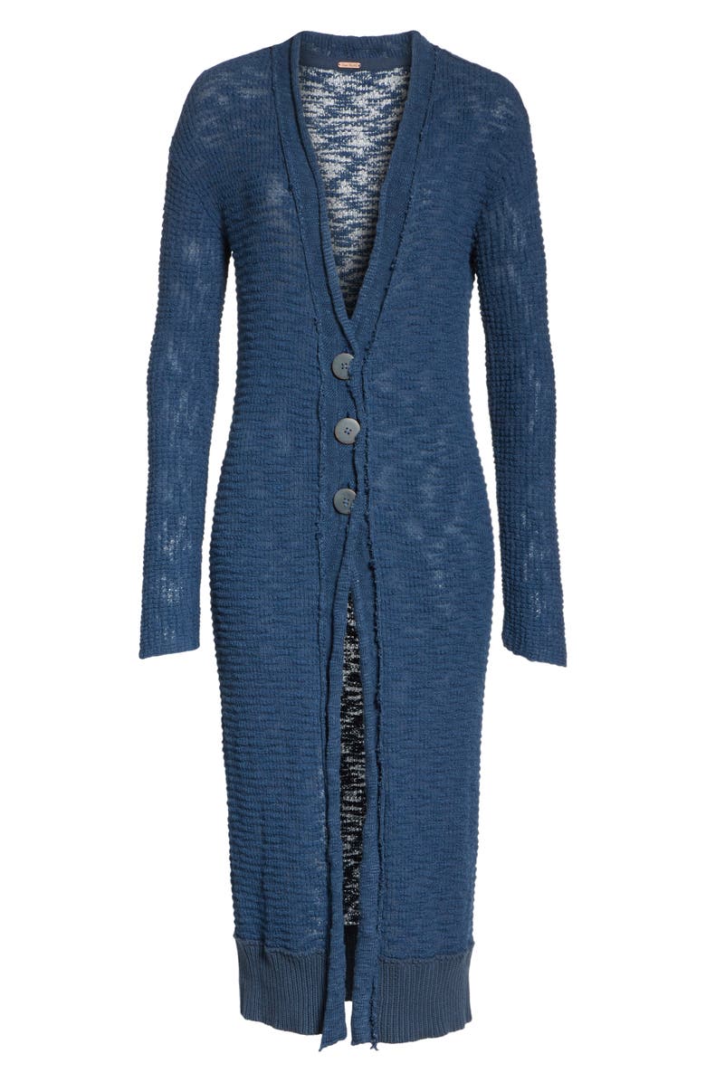 Free People Clearwater Long Cardigan, Alternate, color, 